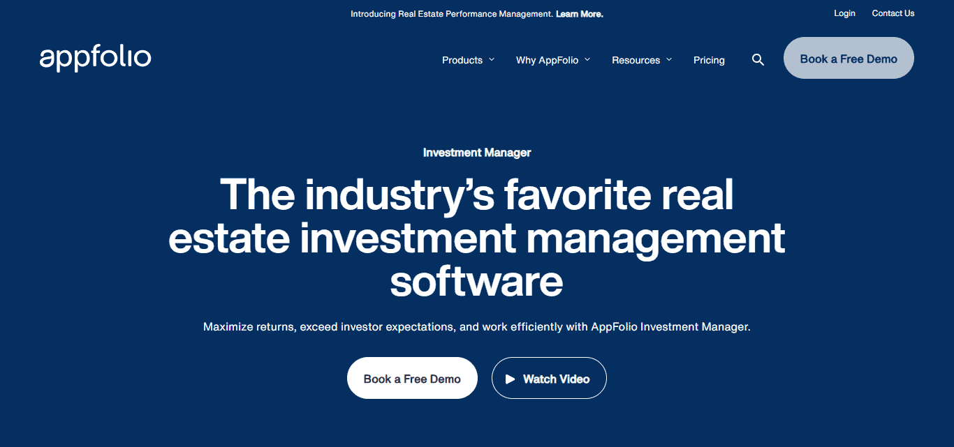AppFolio Investment Manager