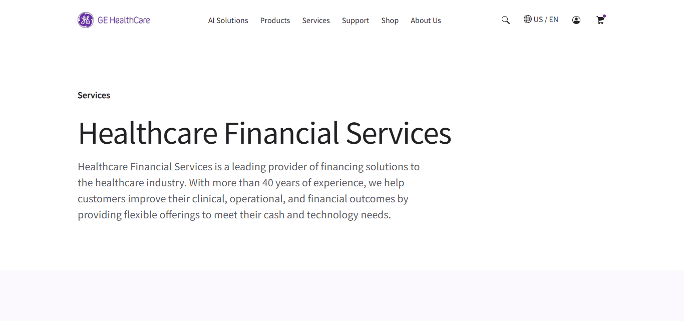 GE Healthcare Financial Services