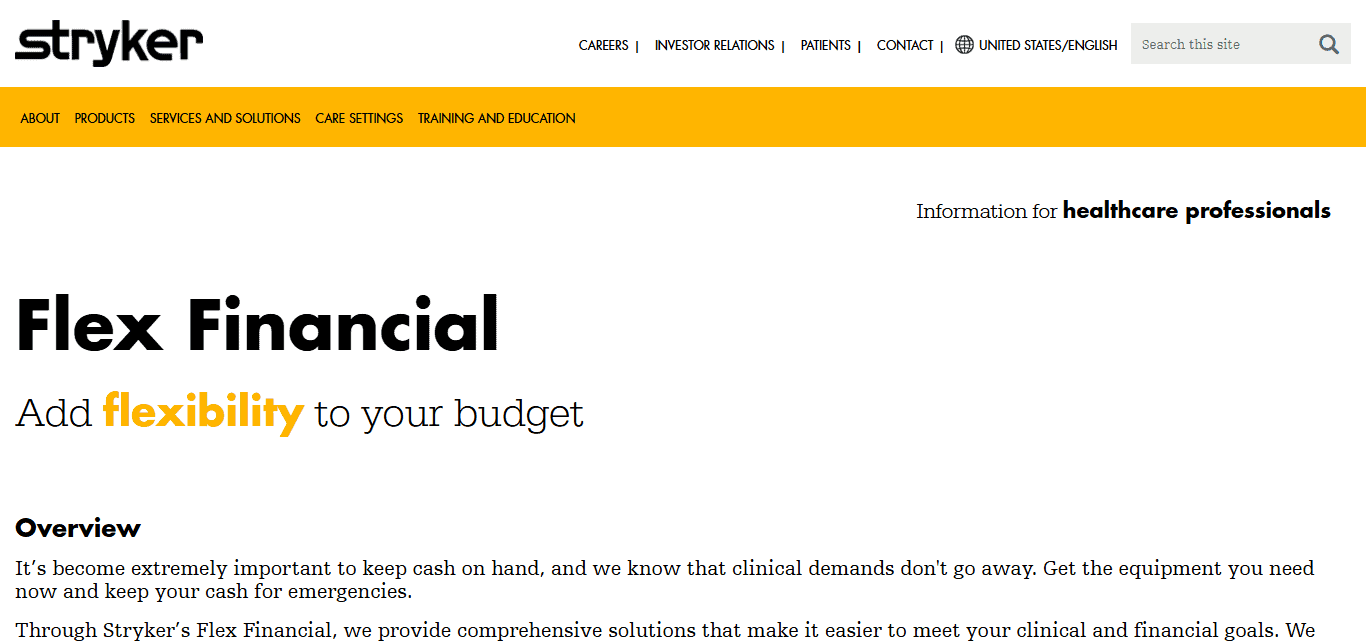  Stryker Flex Financial
