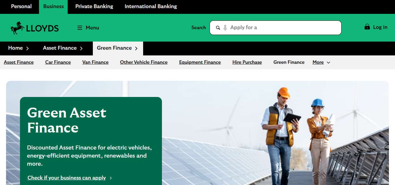 Lloyds Bank (Green Lending)