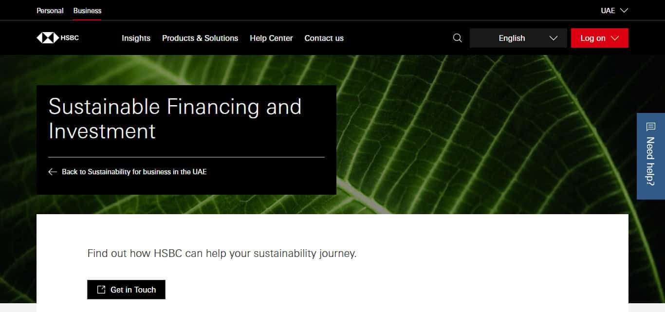 HSBC Sustainable Financing