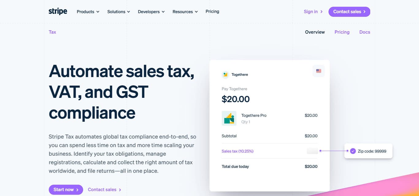  Stripe Tax