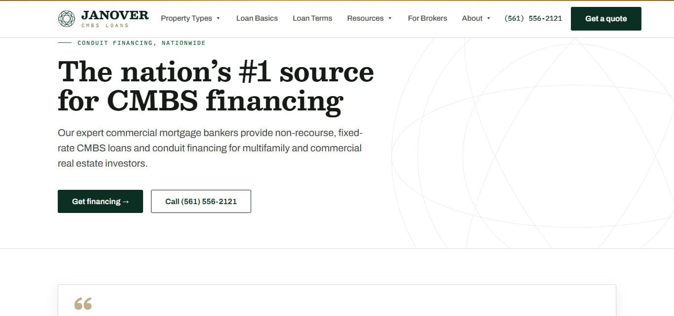 Commercial Mortgage-Backed Securities (CMBS) Lenders