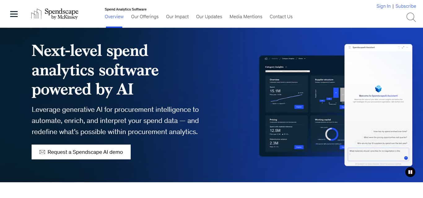 McKinsey Spendscape AI