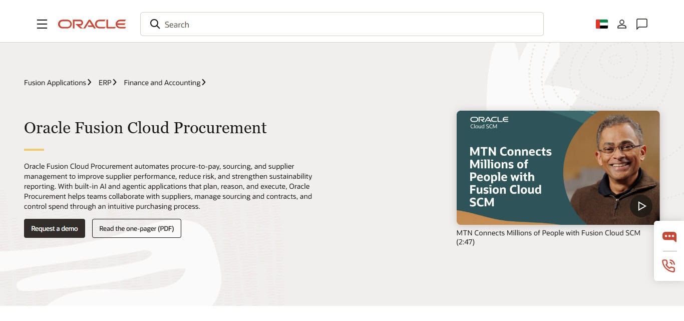 Oracle Procurement Cloud