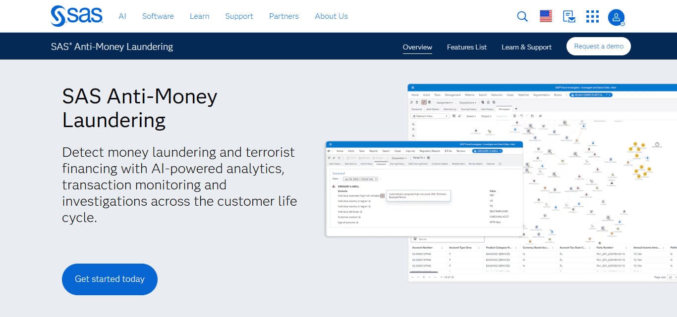 SAS Anti-Money Laundering