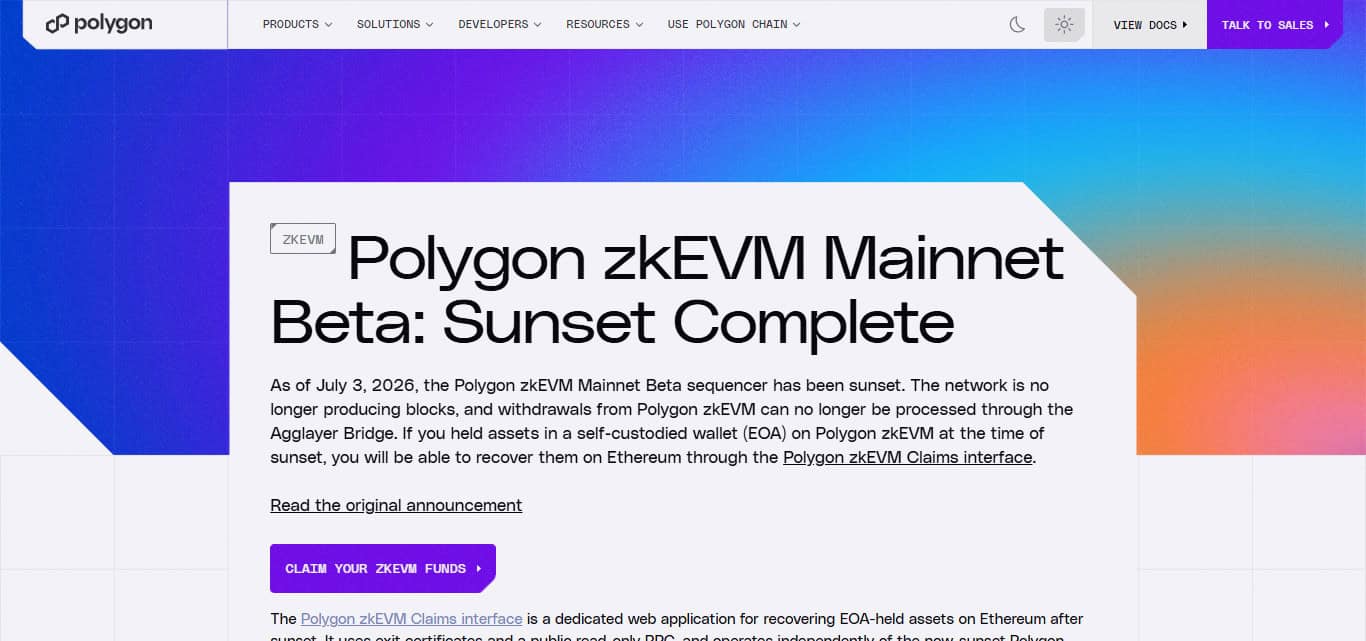 Polygon zkEVM
