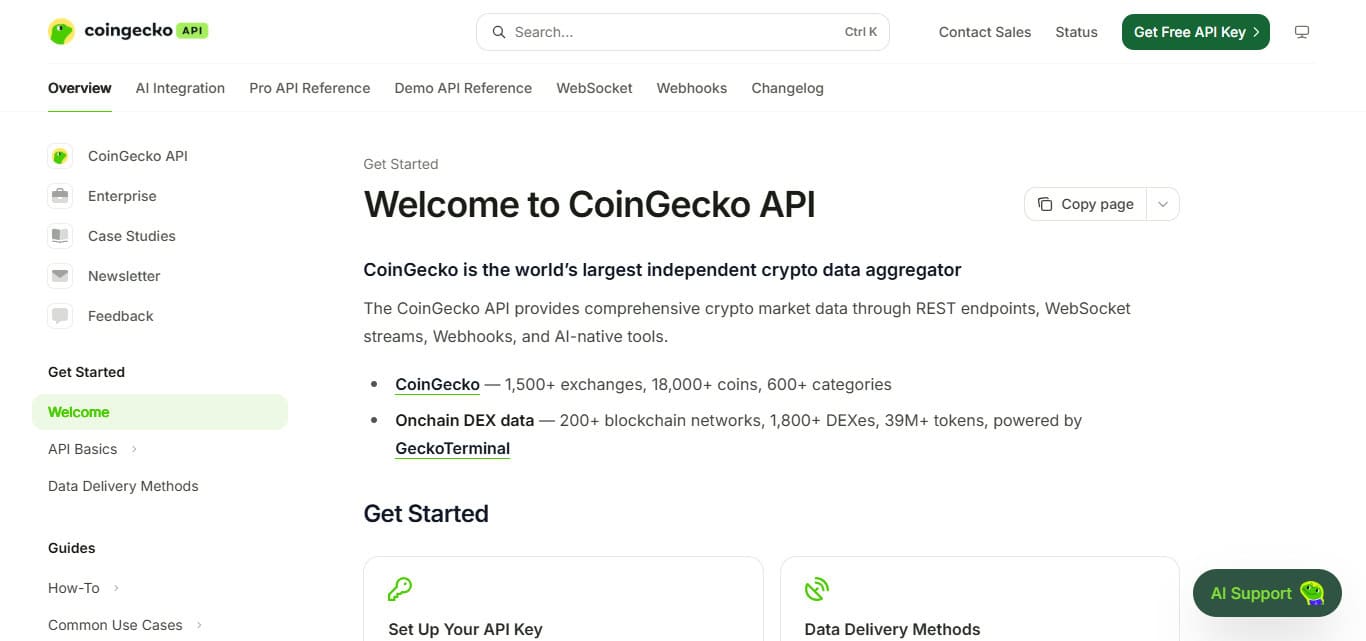 CoinGecko API